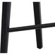Dominic 26.5 inch Black Counter Stool